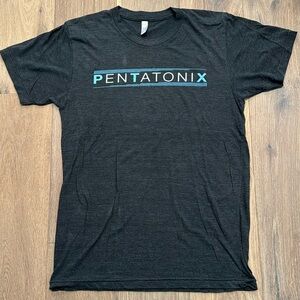 Pentatonix Concert T-Shirt Short Sleeve Charcoal Gray Medium